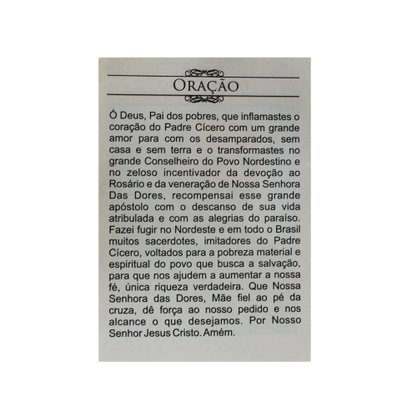 100 unid - Folheto Oração Padre Cícero