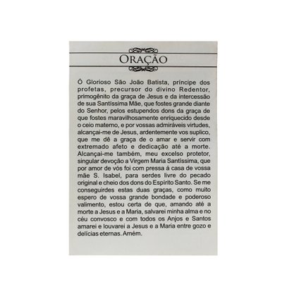100 unid - Folheto Oração São João Menino