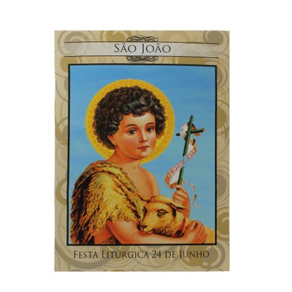 100 unid - Folheto Oração São João Menino