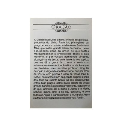 100 unid - Folheto Oração São João Menino