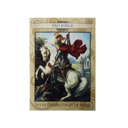 100 unid - Folheto Oração São Jorge