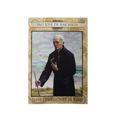 100 unid - Folheto Oração São José de Anchieta