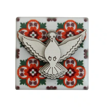 Imã Azulejo Divino Espírito Santo Sortido