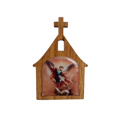 Imã Capela Arcanjo São Miguel - 6,4 cm x 3,7 cm