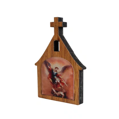 Imã Capela Arcanjo São Miguel - 6,4 cm x 3,7 cm