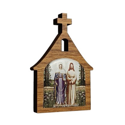 Imã Capela de Nossa Senhora das Lágrimas e Jesus Manietado - 6,4 cm x 3,7 cm