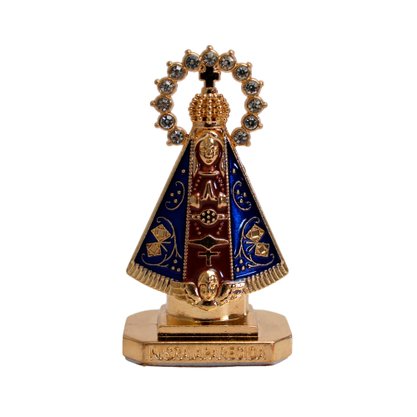 Nossa Senhora Aparecida Marrom de Carro Auto Colante - 5 cm
