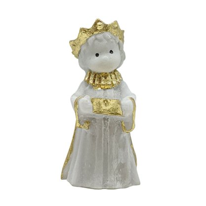 Imagem 3 Reis Magos em Mármore Infantil Detalhe em Dourado