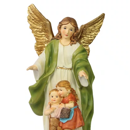 Imagem Anjo da Guarda de Resina Importada - 22 cm