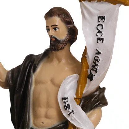 Imagem Batismo de Jesus de Resina Nacional - 21cm