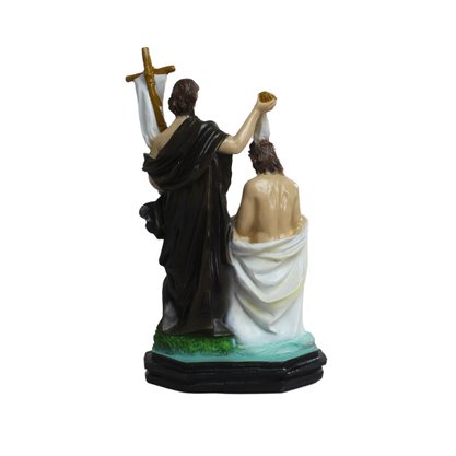 Imagem Batismo de Jesus de Resina Nacional - 21cm