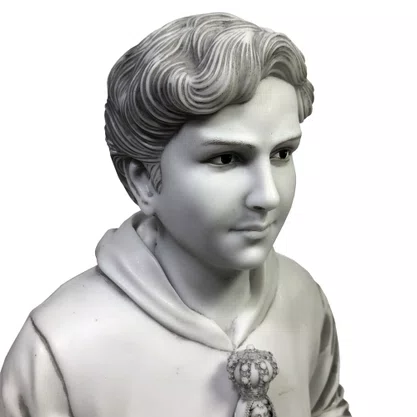 Imagem Busto de São Carlo Acutis de Mármore - 30 cm