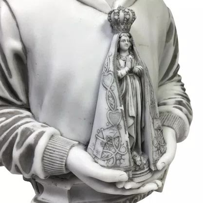 Imagem Busto de São Carlo Acutis de Mármore - 30 cm