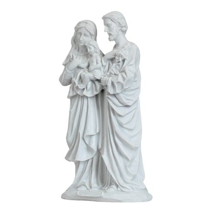 Imagem da Sagrada Família de Mármore Natural - 32 cm