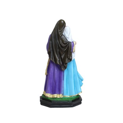 Imagem da Sagrada Família Egípcia de Resina Nacional - 20 cm