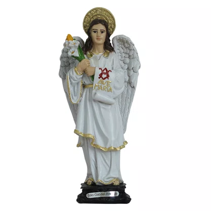 Imagem de Arcanjo São Gabriel de Resina Nacional - 21 cm