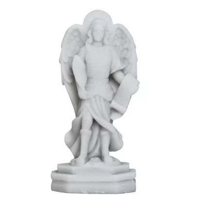 Imagem de Arcanjo São Gabriel em Marmore Natural - 15 cm