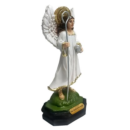 Imagem de Arcanjo São Rafael de Resina Nacional - 11 cm