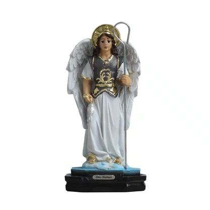 Imagem de Arcanjo São Rafael de Resina Nacional - 15 cm