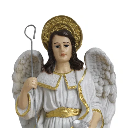 Imagem de Arcanjo São Rafael de Resina Nacional - 20 cm