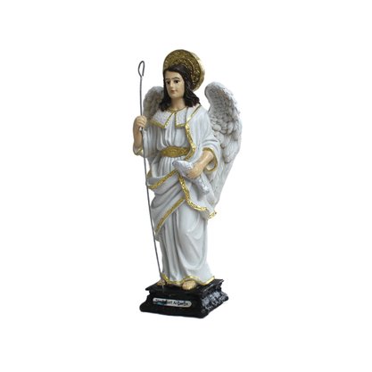 Imagem de Arcanjo São Rafael de Resina Nacional - 20 cm