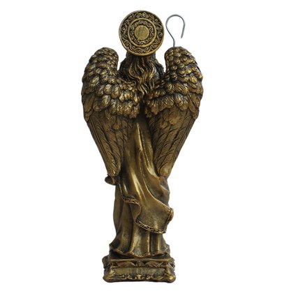 Imagem de Arcanjo São Rafael de Resina Nacional com Pintura em Bronze - 21 cm
