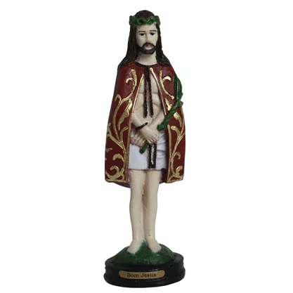 Imagem de Bom Jesus Flagelado de Resina Nacional - 20cm