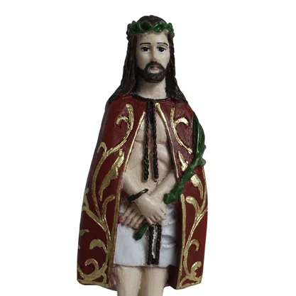 Imagem de Bom Jesus Flagelado de Resina Nacional - 20cm