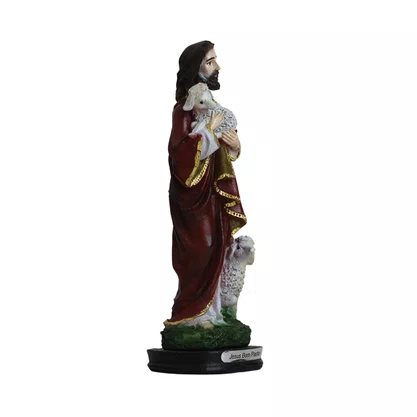 Imagem de Bom Pastor de Resina Nacional - 15 cm