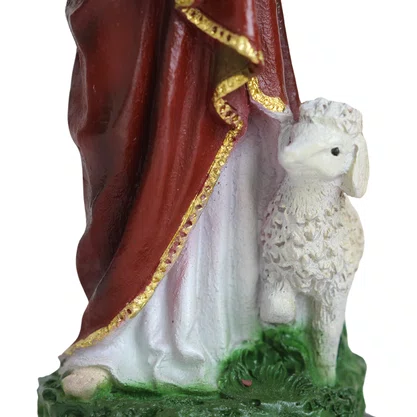 Imagem de Bom Pastor de Resina Nacional - 15 cm