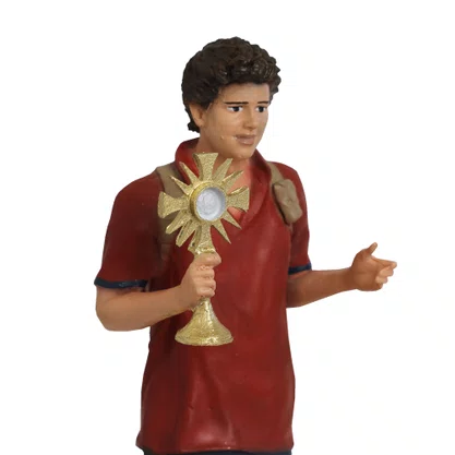 Imagem de São Carlo Acutis de Resina Nacional - 26 cm