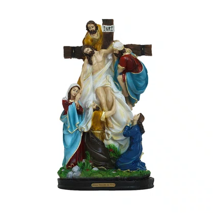 Imagem de Jesus Descido da Cruz de Resina Nacional - 31 cm