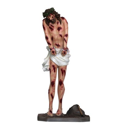 Imagem de Jesus Flagelado de Resina Nacional - 78 cm