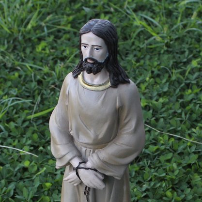Imagem de Jesus Manietado de Resina Nacional - 41 cm