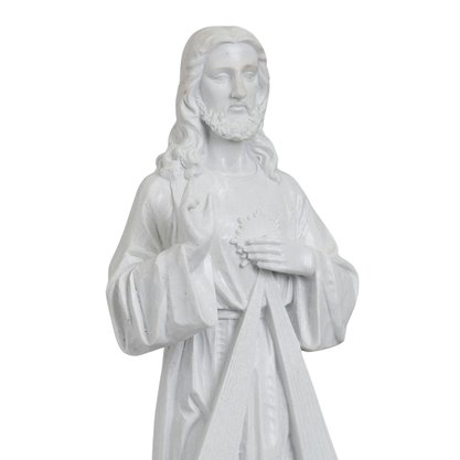 Imagem de Jesus Misericordioso de Mármore Natural - 57 cm