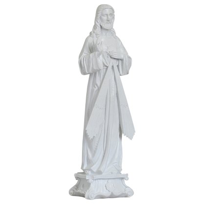 Imagem de Jesus Misericordioso de Mármore Natural - 57 cm