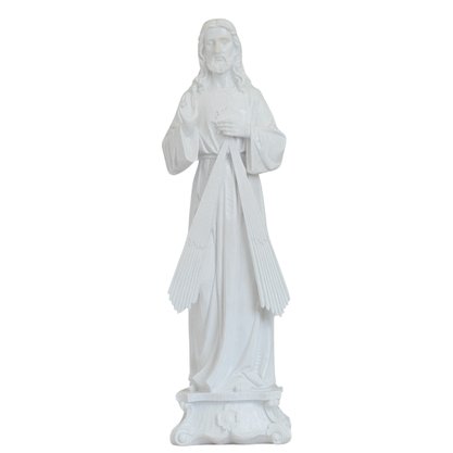 Imagem de Jesus Misericordioso de Mármore Natural - 57 cm