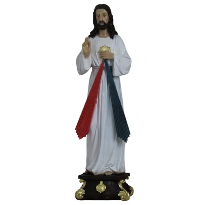 Imagem de Jesus Misericordioso de Resina Linha Premium - 57 cm