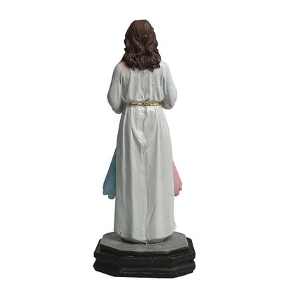 Imagem de Jesus Misericordioso de Resina Nacional - 16 cm