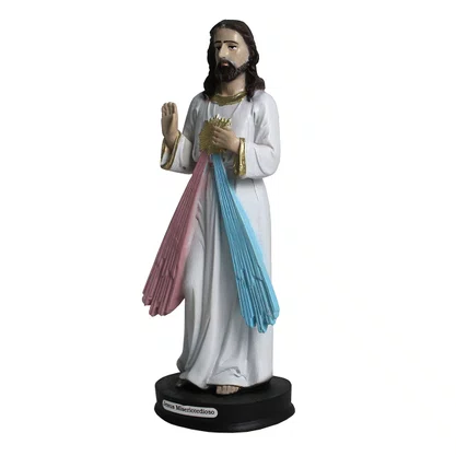 Imagem de Jesus Misericordioso de Resina Nacional - 20 cm