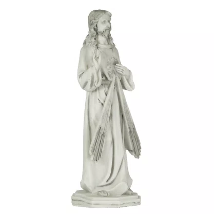 Imagem de Jesus Misericordioso em Mármore - 41cm