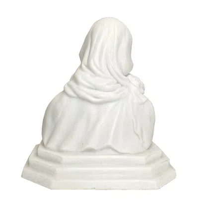Imagem de Madona Busto de Mármore Natural - 17 cm