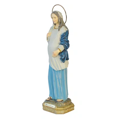 Imagem de Maria Grávida de Resina Importada - 29 cm