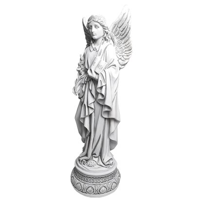 Imagem de Mármore Arcanjo São Gabriel - 62 cm