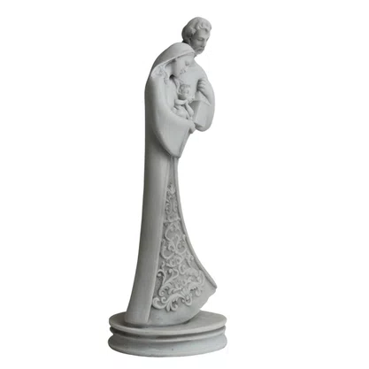 Imagem de Mármore Sagrada Família Estilizada - 33 cm