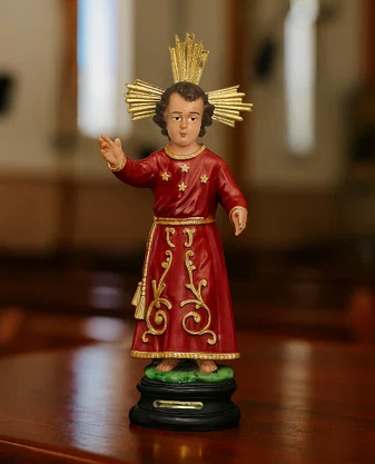 Imagem de Menino Jesus de Praga de Resina Nacional - 26 cm