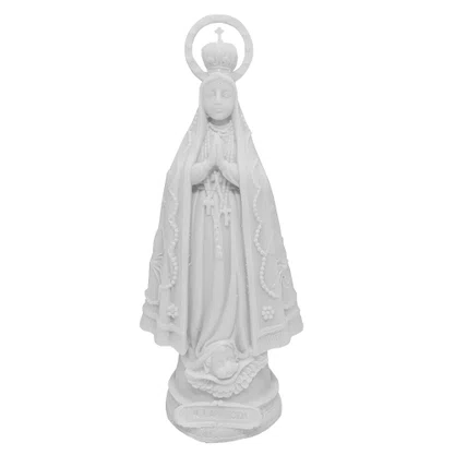 Imagem de Nossa Senhora Aparecida de Mármore Natural - 21 cm