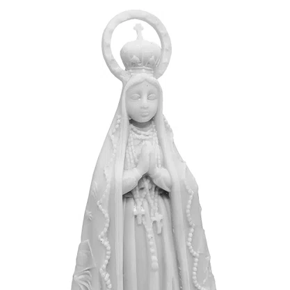 Imagem de Nossa Senhora Aparecida de Mármore Natural - 21 cm