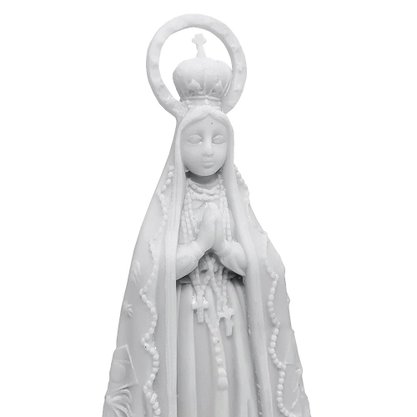 Imagem de Nossa Senhora Aparecida de Mármore Natural - 21 cm