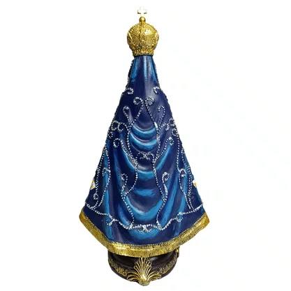Imagem de Nossa Senhora Aparecida de Resina Importada - 29 cm